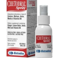 Biotrading Chetodral Spray Integratore Digestivo Zenzero Melissa Menta 20ml