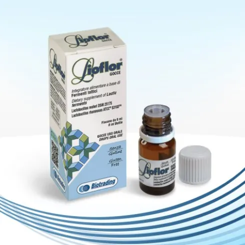 Biotrading Lioflor Gocce 4g, Integratore per Flora Intestinale