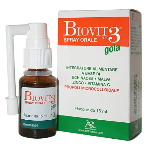 Biovit 3 Gola Spray per la Gola 15ml