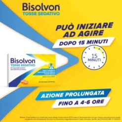 Bisolvon Tosse Sedativo - Calmante Per Tosse Secca Notturna - 20 Pastiglie Gommose