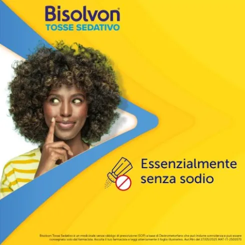 Bisolvon Tosse Sedativo - Calmante Per Tosse Secca Notturna - 20 Pastiglie Gommose