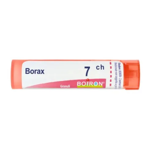 Boiron Borax 7CH Granuli Omeopatici per Afte e Irritazioni