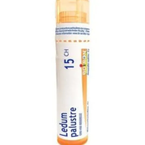Boiron Ledum Palustre 15CH Granuli Omeopatici per Traumi 4 g