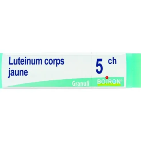 Boiron Luteinum Corps Jaune 5CH Globuli Monodose Omeopatico