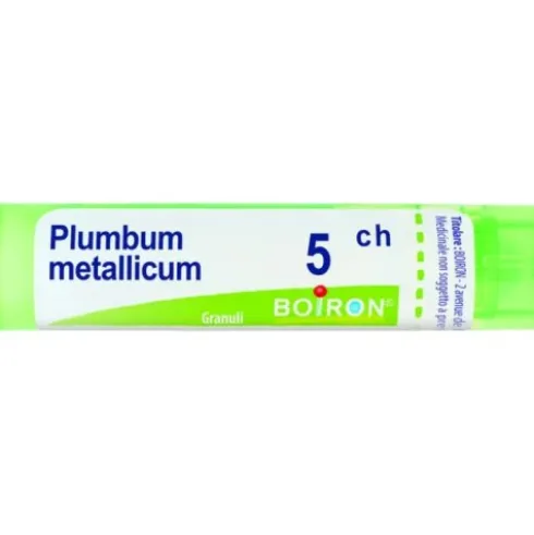 Boiron Plumbum Metallicum 5CH Granuli Omeopatici Tubo da 80 Granuli