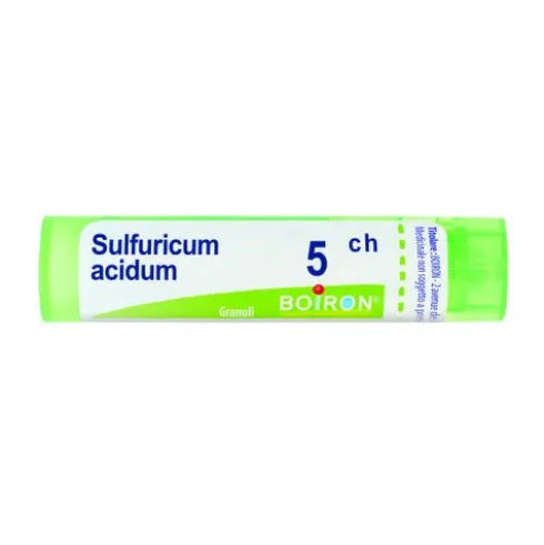 Boiron Sulfuricum Acidum 5CH Granuli Omeopatico - Tubo da 80 Granuli