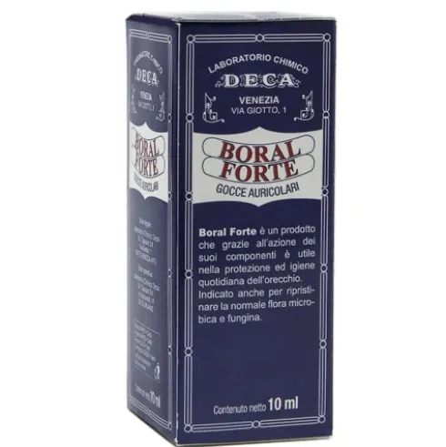Boral Forte Gocce Auricolari per Igiene Orecchio Senza Alcool 10ml