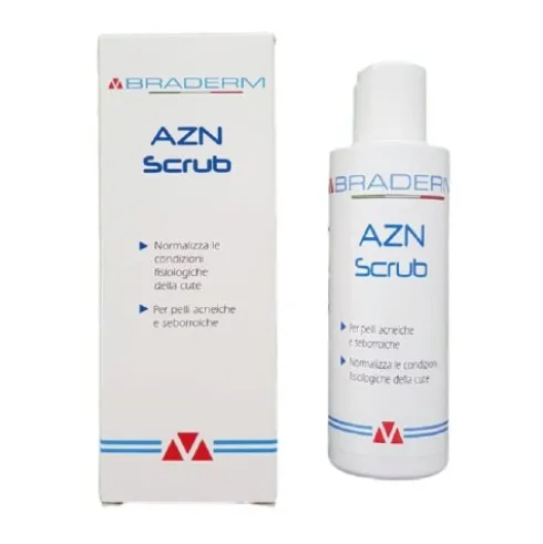 Braderm AZN Scrub Purificante per Pelle Acneica 150ml