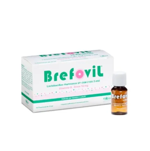 Brefovil - Integratore alimentare con fermenti probiotici - 10 flaconcini