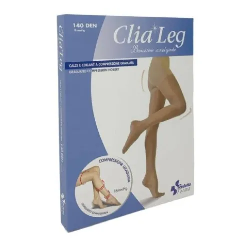 Budetta Farma CliaLeg Collant 140D Punta Aperta Playa Tg.3