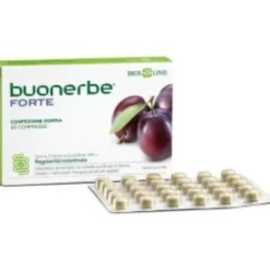 Buonerbe Forte Integratore Alimentare per la Regolarità Intestinale 60 Compresse