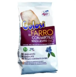 BuongiornoBio Biscotti Farro Mirtilli Bio Golosi 250g