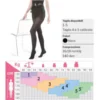 CA-MI Kamila Microlady 140D Nero 1 Collant Compressivo 16/18 mmHg Taglia 1
