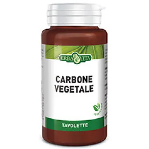 CARBONE Vegetale 100 Tavolette 500 mg ErbaVita
