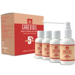 Carexidil - Soluzione Cutanea 5% - 4 flaconi 60 ml