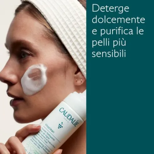 Caudalie Cofanetto di Natale 2025 Vinoclean Doppia Detersione - Olio struccante 75 ml + Schiuma detergente 50 ml