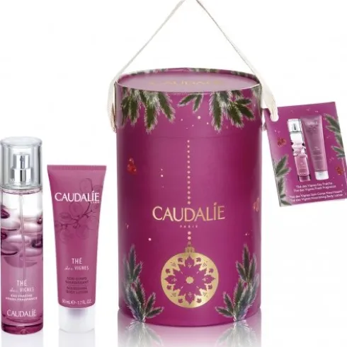 Caudalie Cofanetto The Des Vignes Duo Profumato - Acqua fresca The des Vignes 100 ml + Trattamento corpo nutriente The des Vignes 150 ml