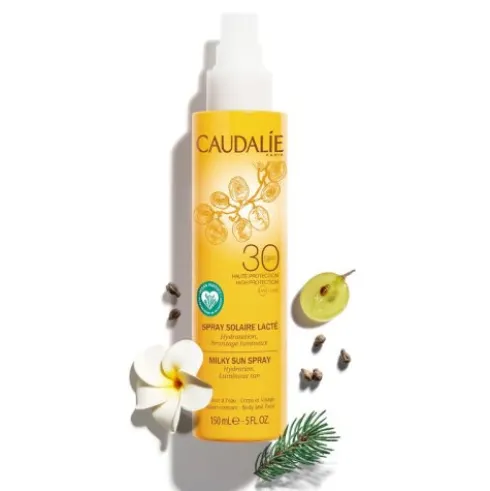Caudalie Crema Solare Spray Anti-età Viso SPF 30 Protezione Solare Alta 150 ml
