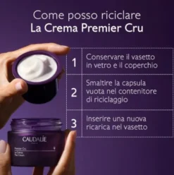 Caudalie Premier Cru Crema Ricarica - Refill crema viso - 50 ml - Nuova formula