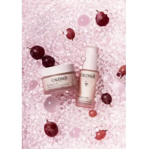 Caudalie Resveratrol Lift Cofanetto Anti rughe - Siero liftante 30 mL + Crema Cashmere ridensificante 15 mL