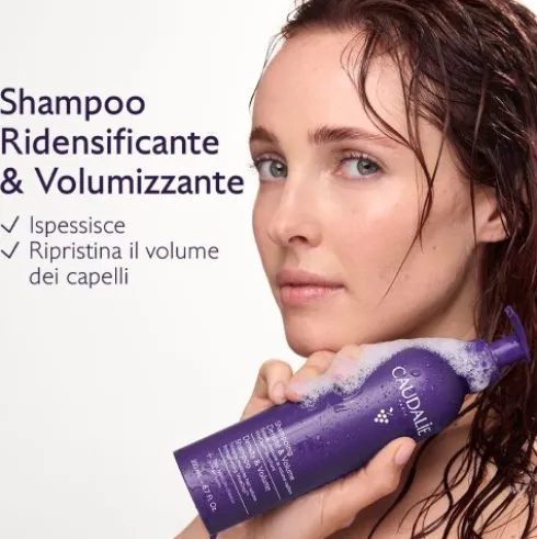 Caudalie Shampoo Ridensificante e Volumizzante - Shampoo per capelli sottili e tendenti alla caduta - 200 ml
