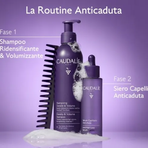 Caudalie Shampoo Ridensificante e Volumizzante - Shampoo per capelli sottili e tendenti alla caduta - 200 ml