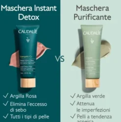 Caudalie Vinergetic Maschera Instant Detox - Maschera viso idratante e detossinante - 75 ml