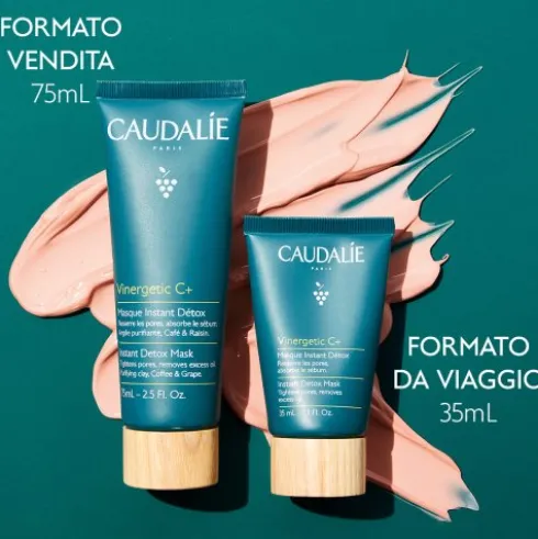Caudalie Vinergetic Maschera Instant Detox - Maschera viso idratante e detossinante - 75 ml