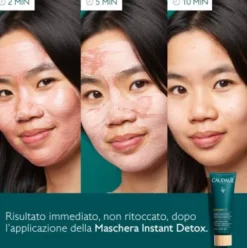 Caudalie Vinergetic Maschera Instant Detox - Maschera viso idratante e detossinante - 75 ml