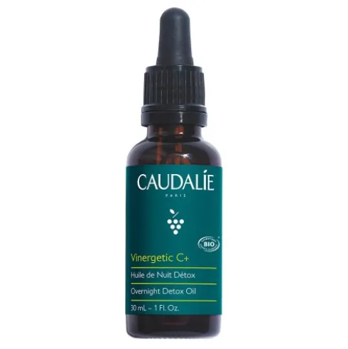 Caudalie Vinergetic Olio Notte Detox - Trattamento rigenerante a base di Vitamina C - 30 ml