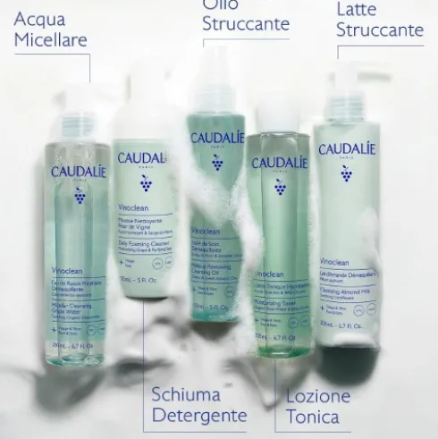 Caudalie Vinoclean Lozione Tonica Idratante - Ideale per detergere e struccare - 400 ml