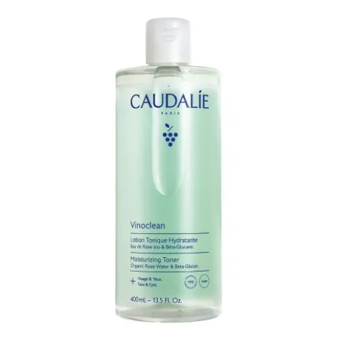 Caudalie Vinoclean Lozione Tonica Idratante - Ideale per detergere e struccare - 400 ml