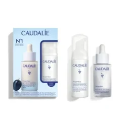 Caudalie Vinoperfect Duo Siero + Micropeeling - Cofanetto illuminante e uniformante - Siero 30 ml + Mousse 50 ml