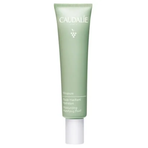Caudalie Vinopure Fluido Idratante Effetto Mat - Adatto per pelle mista o con imperfezioni - 40 ml
