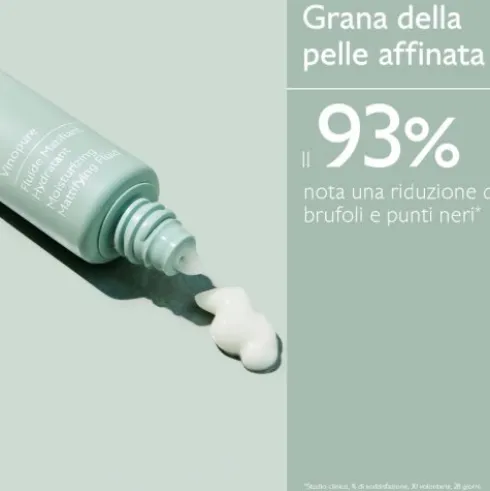 Caudalie Vinopure Fluido Idratante Effetto Mat - Adatto per pelle mista o con imperfezioni - 40 ml