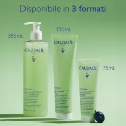 Caudalie Vinopure Gel Detergente Purificante - Gel detergente anti imperfezioni - 75 ml - Nuovo packaging