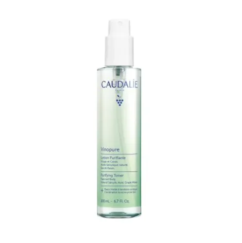 Caudalie Vinopure Lozione Purificante - Adatta per pelle mista e con imperfezioni - 200 ml - Nuovo packaging
