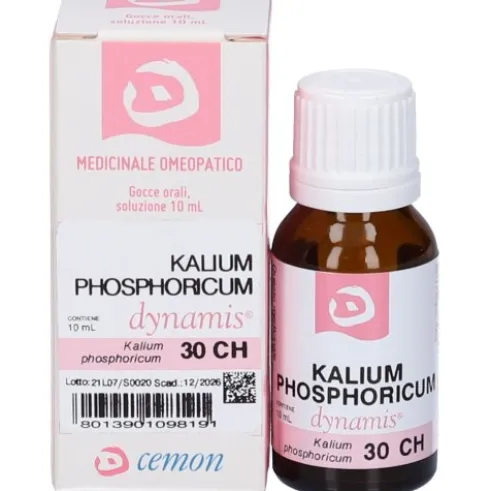 Cemon Kalium Phosphoricum 30CH Gocce Omeopatiche per Stress 10ml