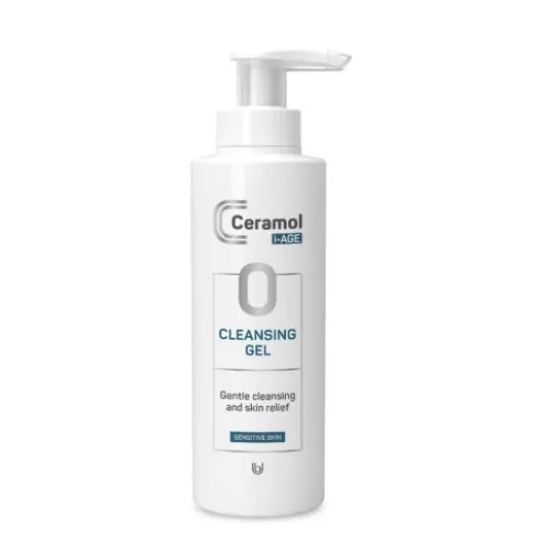 Ceramol i-AGE Gel Detergente Delicato Viso e Occhi per Pelli Sensibili 200ml