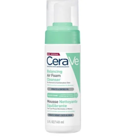 Cerave Mousse Detergente Riequilibrante Pelle Normale/Grassa 148 ml