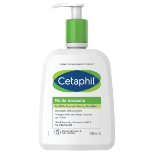 Cetaphil Fluido Idratante - Per pelle normale e secca - 470 ml