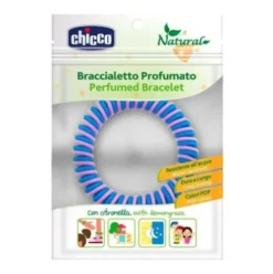 Chicco Braccialetto Antizanzare Profumato alla Citronella Azzurro