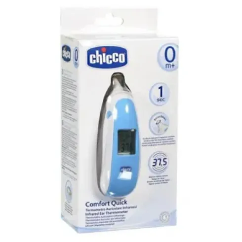 Chicco Comfort Quick Termometro Auricolare Infrarossi con Copri Sonda