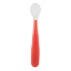 Chicco Cucchiaio Morbido Silicone 6m+ Rosso