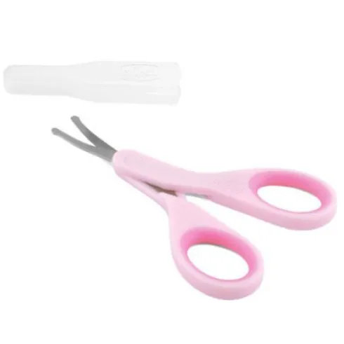 Chicco Forbicine Unghie Rosa Punte Arrotondate Acciaio