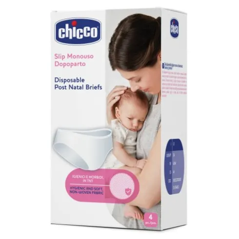 Chicco Mamma Slip Monouso Post Parto Taglia 4 in Tessuto Non Tessuto - 4 Pezzi
