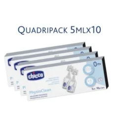 Chicco Quadripack Soluzione Fisiologica Sterile 5 ml 10 Pezzi