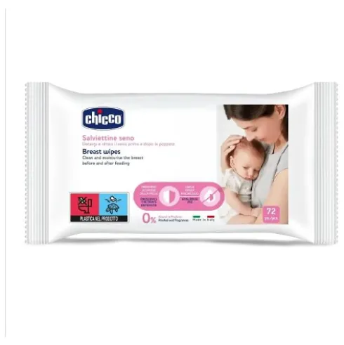 Chicco Salviette Detergenti Seno 72 Pezzi