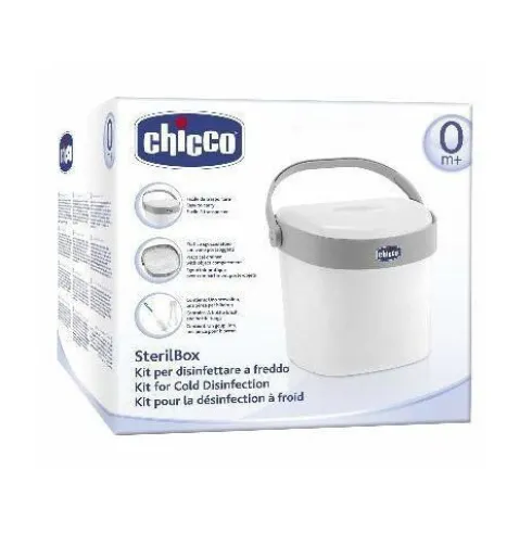 Chicco Sterilbox Kit Completo Sterilizzatore Biberon e Accessori con Scovolino