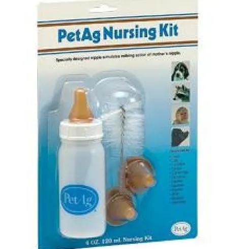 Chifa Kit Allattamento Biberon 120ml con Tettarelle per Animali